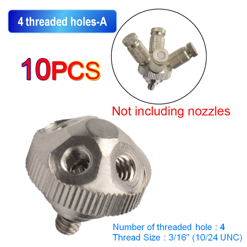 Compression Fitting Brass - 10 قطعة 3/16 