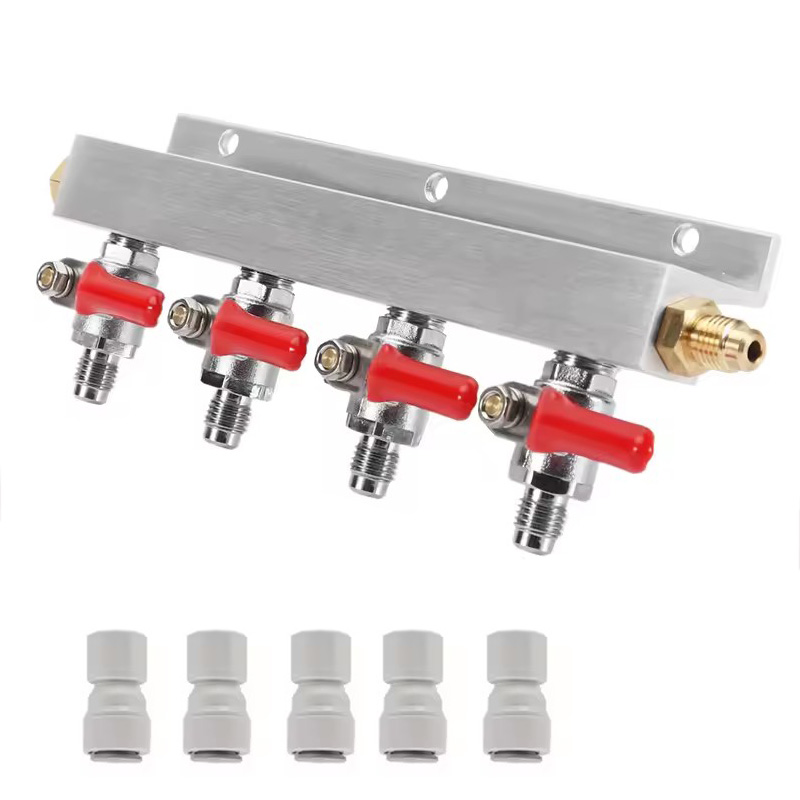 Push Fit Connector - موزع غاز رباعي الاتجاهات من IMAICTUU،