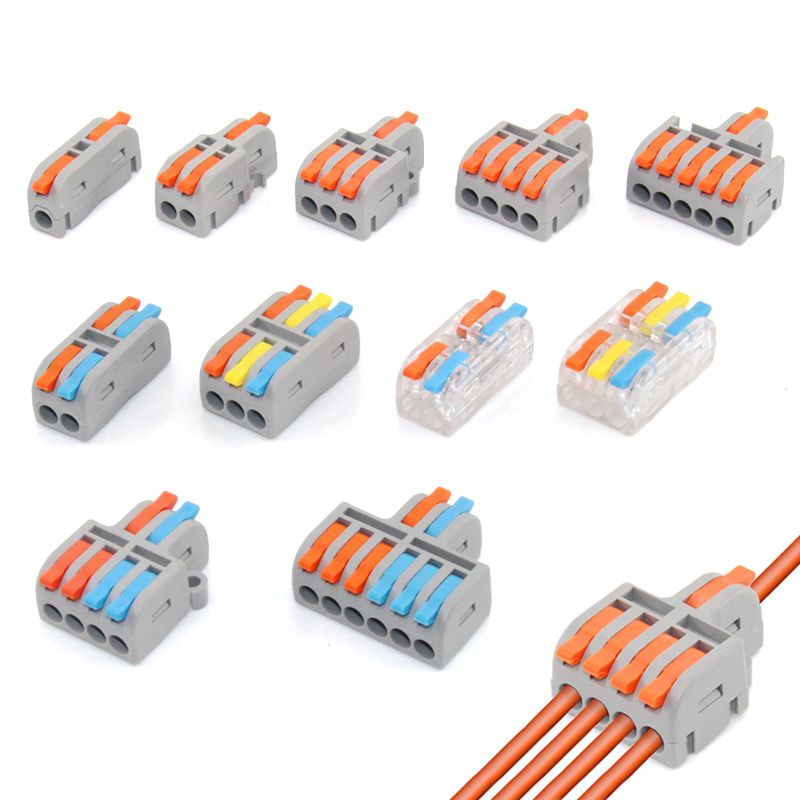 Push Fit Connector - 1/5/10 قطعة موصلات كابل الأسلاك السريعة