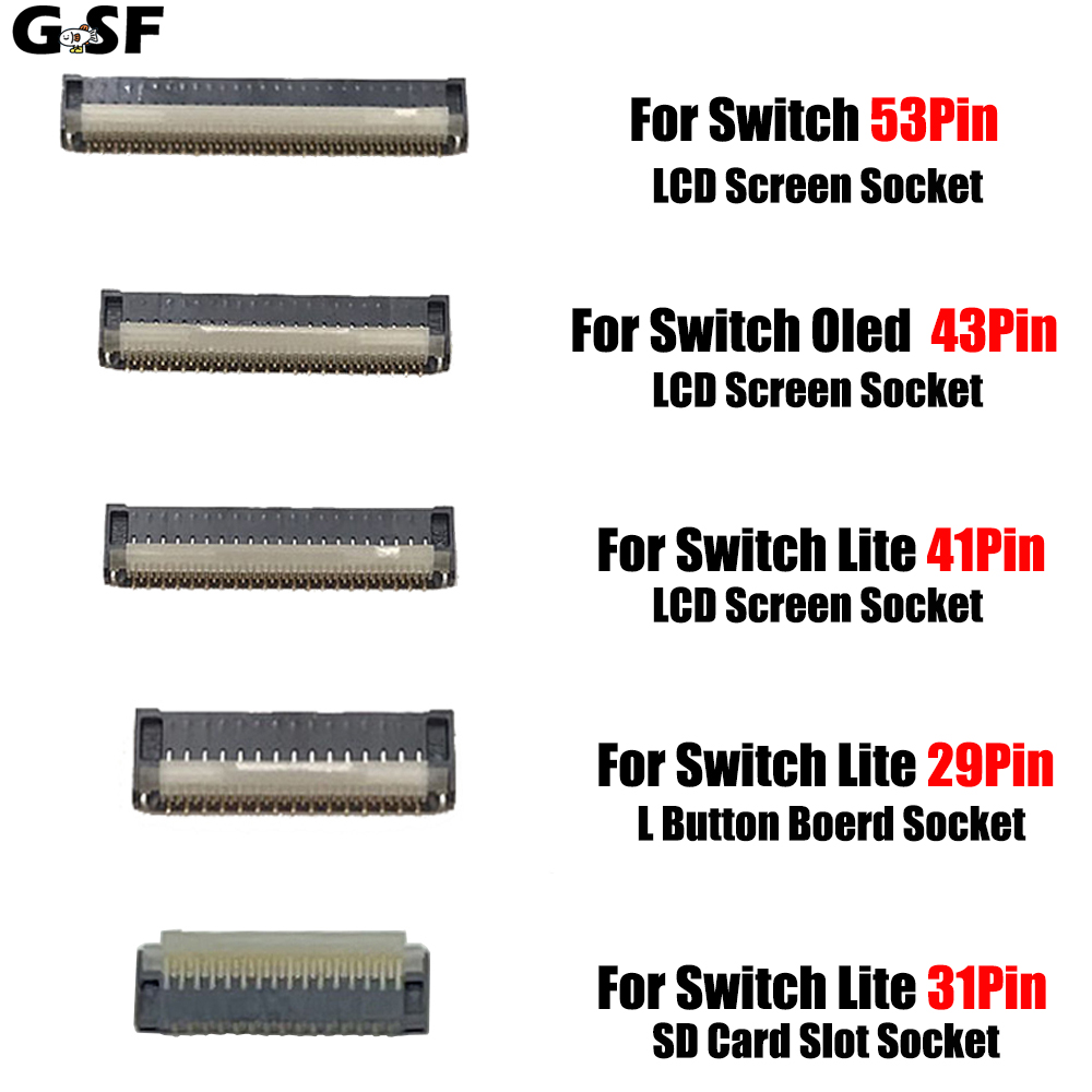 5 قطعة شاشة LCD جديدة FPC الشر - مراجعة Push Fit Connector وسعره