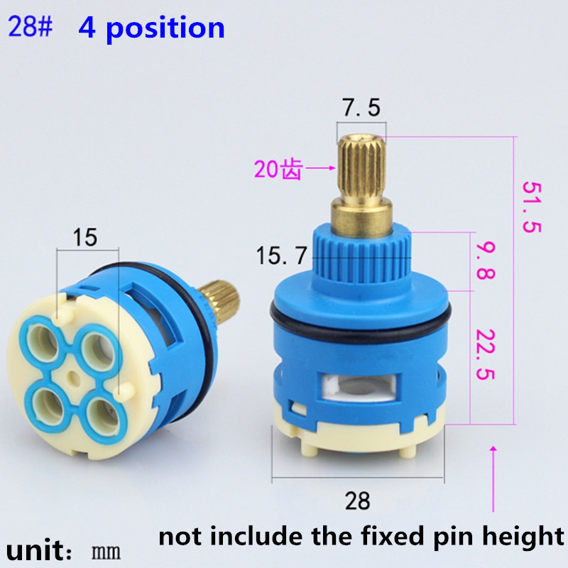 قطعة واحدة من ملحقات صمام خلاط - مراجعة Shower Valve Cartridge وسعره