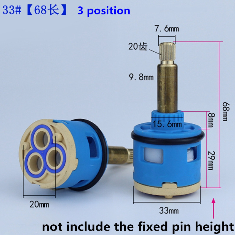قطعة واحدة من ملحقات صمام خلاط - مراجعة Shower Valve Cartridge وسعره