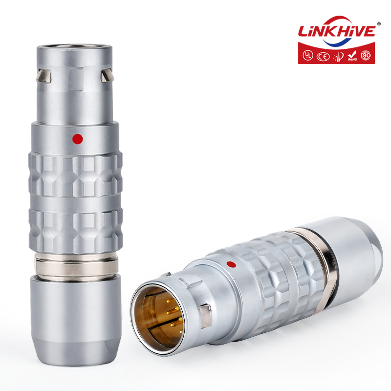 موصل دائري متوافق مع LEMO FGG، - مراجعة Push Fit Connector وسعره