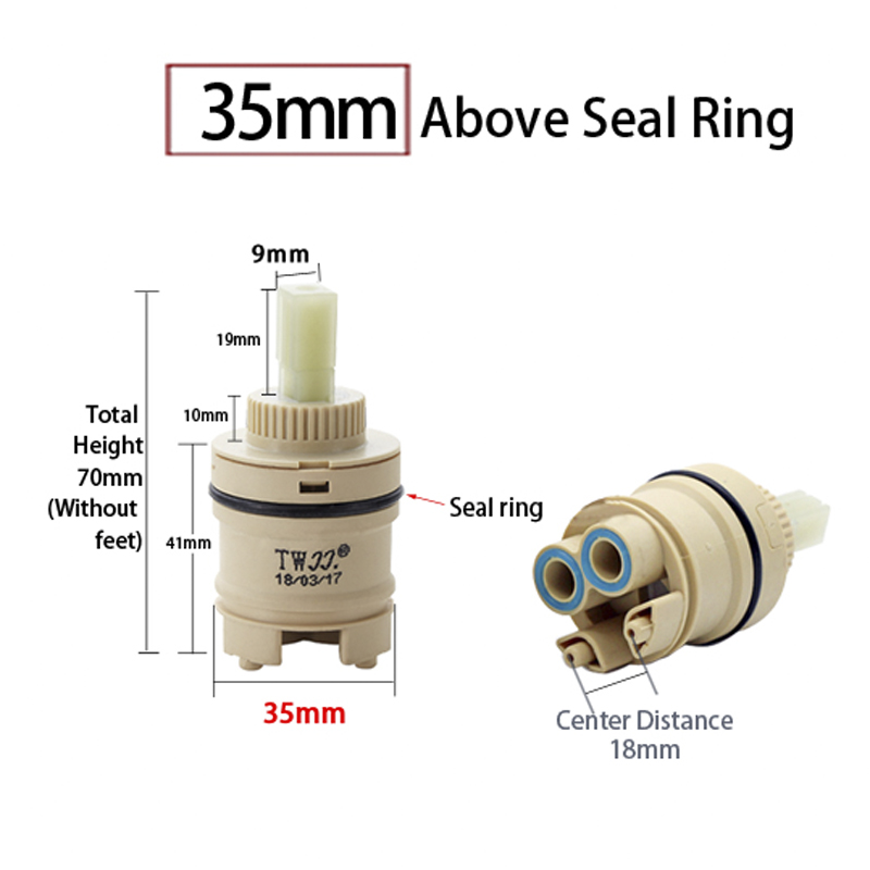 الحنفية خلط عالية بكرة صمام ،  - مراجعة Shower Valve Cartridge وسعره