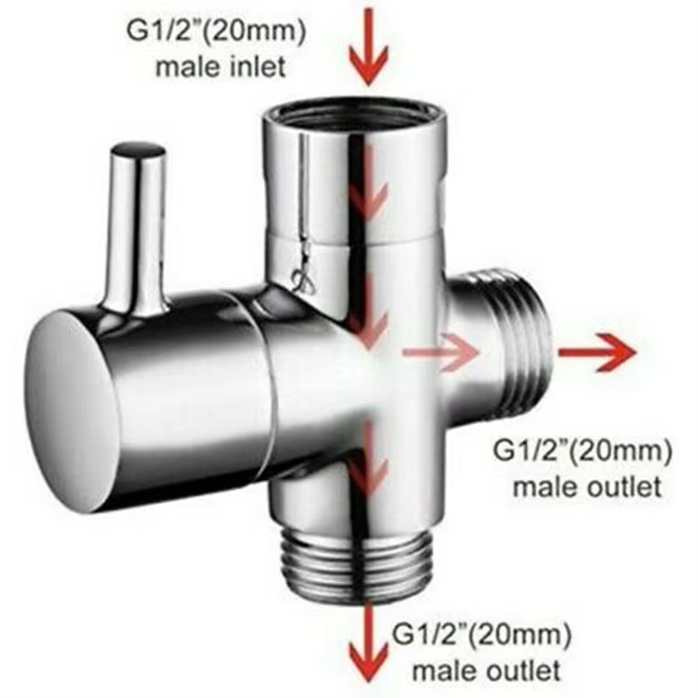 G1/2in 3 طريقة محول صمام T-محو - مراجعة Shower Valve Cartridge وسعره
